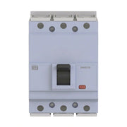 INTERRUPTOR EN CAJA MOLDEADA WEG DWB250N160-3DF-00-000M, 125-160 A 3 polos, 80 kA a 220–240 V; 35 kA a 380–415 V; 30 kA a 440 V, IEC 60947-2, DF — térmico ajustable y magnético fijo.