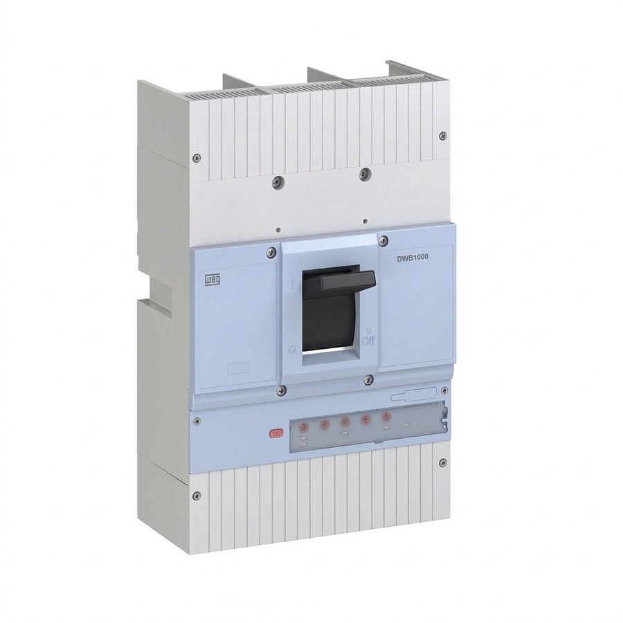 INTERRUPTOR EN CAJA MOLDEADA WEG DWB1000H800-3ET, 320–800 A, 3 polos, 80 kA a 220–240 V; 65 kA a 380 V; 50 kA a 440 V, IEC 60947-2, ET — disparador electrónico LSI.