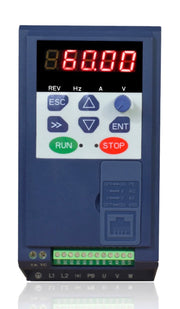 VARIADOR DE FRECUENCIA MARCA VEIKONG TRIFÁSICO 2 HP VFD500, 380 - 480 VAC, 4.2 AMP